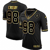 Nike Raiders 98 Maxx Crosby Black Gold 2020 Salute To Service Limited Jersey Dyin,baseball caps,new era cap wholesale,wholesale hats
